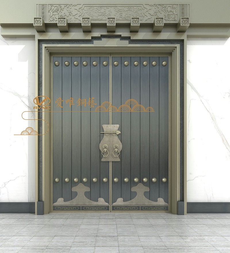 佛山銅門(mén)廠家中式銅門(mén)