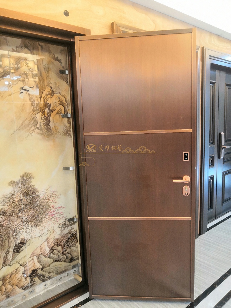 極簡入戶銅門 (2)